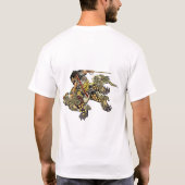 [700]北斎への献上品 – 獅子楼に乗る書紀 Tシャツ (裏面)