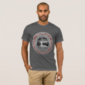 [700]埋蔵物: [銀]ケルト族の生命の樹 Tシャツ (正面フル)