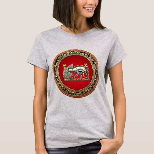 [700]宝のトローブ：ホルスの目 Tシャツ (正面)