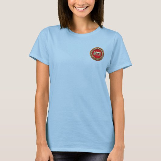 [700]宝のトローブ：ホルスの目 Tシャツ (正面)