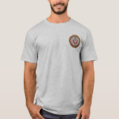 [700]日本のな書道-空手 Tシャツ (正面)