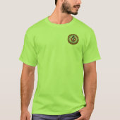 [700]日本のな書道- Bushido Tシャツ (正面)