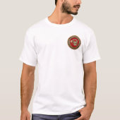 [700]聖ゴールデンサソリの赤 Tシャツ (正面)
