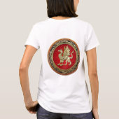 [700]聖金ゴールドグリフィン Tシャツ (裏面)