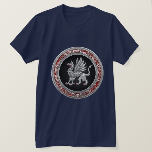[700]聖銀グリフィン Tシャツ (デザイン正面)