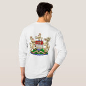 [700]香港の歴史的1959-1997紋章付き外衣 Tシャツ (裏面フル)