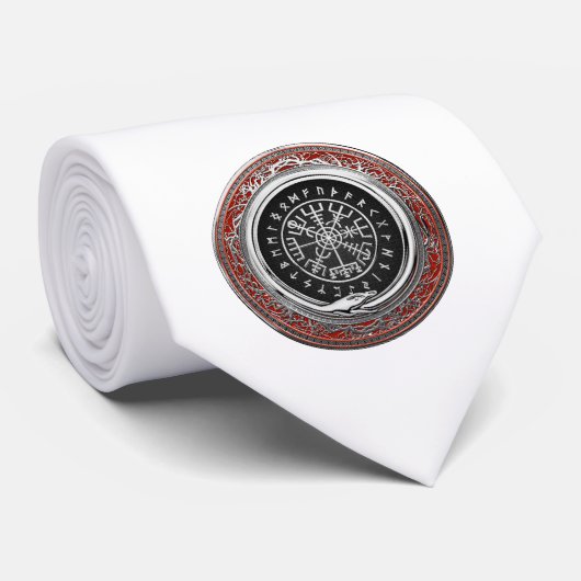 [700] Vegviser -バイキングシルバー魔法Runic Compass ネクタイ (ロール)