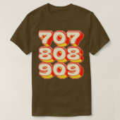 707 808 Tシャツ (デザイン正面)