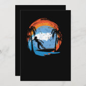 70.サーフィンサーファーガールサーファーガールサーフボードサンス セーブザデート (正面/裏面)