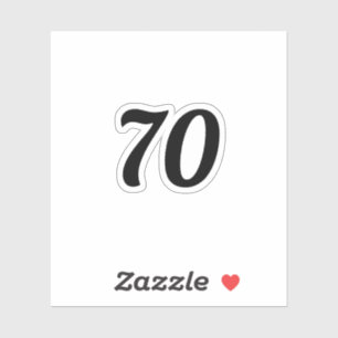 70 シール
