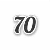 70 シール (正面)