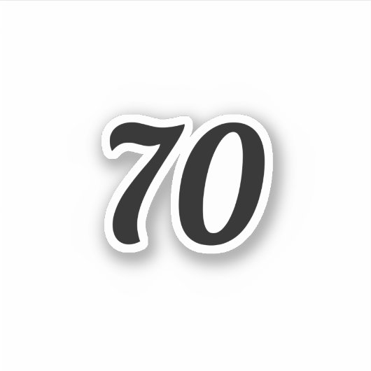 70 シール (正面)