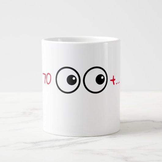 70+ ジャンボコーヒーマグカップ (正面)