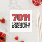 70?再集計誕生日を要求すおもしろいる スタンダードカクテルナプキン (インサイチュ)
