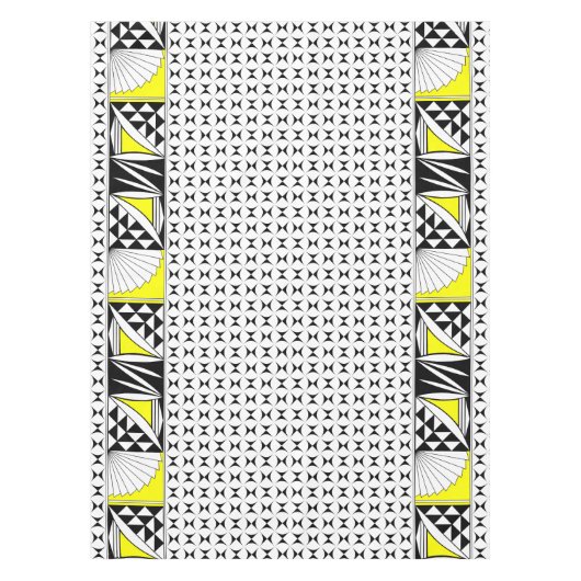 70"南西の日の出（黄） テーブルクロス (正面)