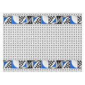 70"南西サンライズ（青） テーブルクロス (正面(横))