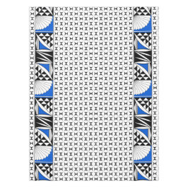 70"南西サンライズ（青） テーブルクロス