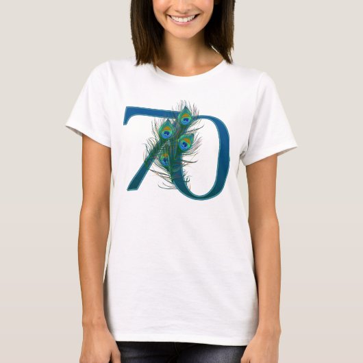 70/第70数誕生日か記念日 Tシャツ (正面)