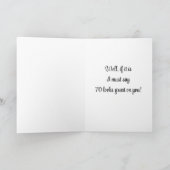 **70**素晴らし見ろ！ハッピーバースデー カード (内部)