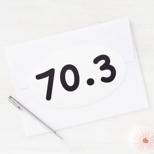 70.3 楕円形シール (封筒)