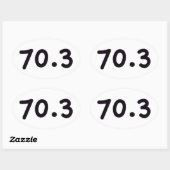 70.3 楕円形シール (シート)