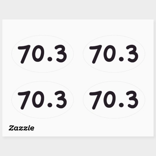 70.3 楕円形シール (シート)