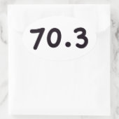 70.3 楕円形シール (バッグ)