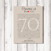 70、60、50、ポスター ポスター