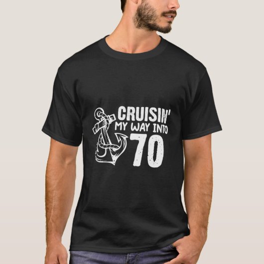 70 70いかりに向かうクルーシン Tシャツ (正面)