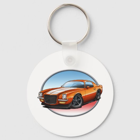 70-73オレンジW Camaro.png キーホルダー (正面)