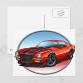 70-73赤Bカマロ.png ポストカード (正面/裏面)