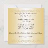 70~79バースデーパーティ招待状(写真付き) 招待状 (裏面)