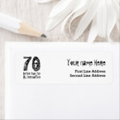 70 Better Than Alternative 70おもしろい誕生日Q70 ラベル (インサイチュ)