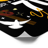 70 Birthday Blessed By God For 70 Years Old 70th B ポスター (角)