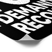 70 I Demand A Recount Seventy Years Old 70th Birth ポスター (角)