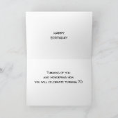 **70** ITの誕生日ユーモア感じカード カード (内部)