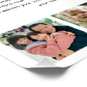 70 Reasons We Love You Birthday Photo Collage ポスター (コーナー)