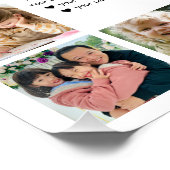 70 Reasons We Love You Photo Collage Keepsake Gift ポスター (コーナー)