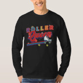 70 s Costume and Retro Roller Disco Outfit for Rol Tシャツ (正面)