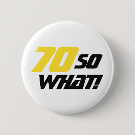 70 So何おもしろい引用文70モダン誕生日 缶バッジ