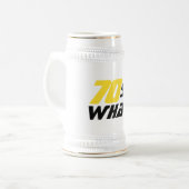 70 So what 面白いタイポグラフィー 70歳の誕生日 ビールジョッキ (正面左)