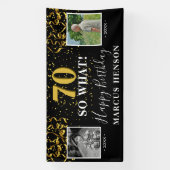 70 So What Before After Photo 70th Birthday Party 横断幕 (縦)