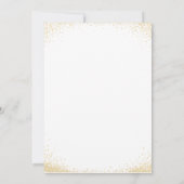 70 So What! Black Gold 70th Birthday 招待状 (裏面)