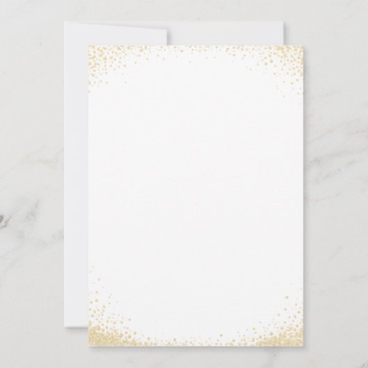 70 So What! Black Gold 70th Birthday 招待状 (裏面)