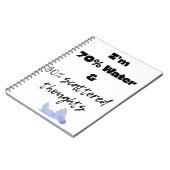 70% water and 30% scattered thoughts  ノートブック (左側)