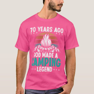 70 Year Old Camping Legend Scout 70Birthday Camper Tシャツ
