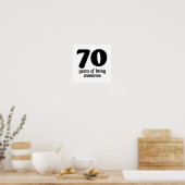 70 years of being awesome ポスター (キッチン)