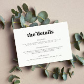 70sはっきりしたレトロスクリプトタイポグラフィ詳細結婚 エンクロージャーカード