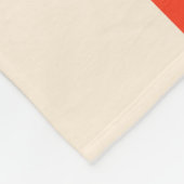 70sカラフルレトロストライプのストライプ数 フリースブランケット (角)