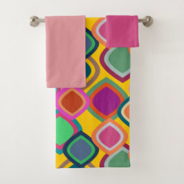 70sカラー バスタオルセット